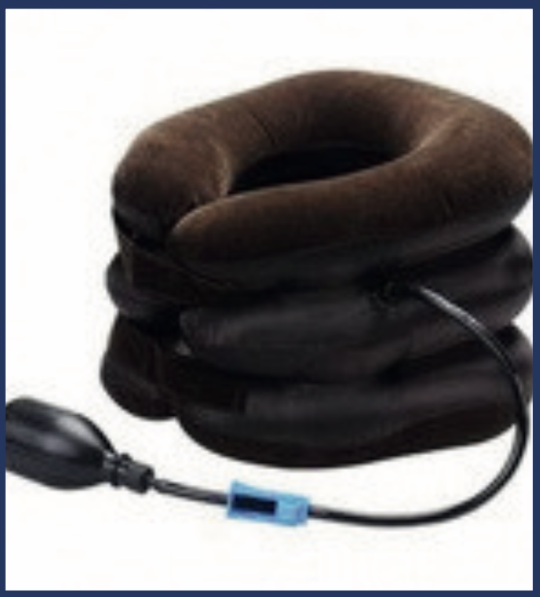Inflatable cervical traction